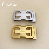 2022 ciartuar new fashion designer men high quality for suit solid brass copper width 3 4 cm gold sliver buckle free shipping