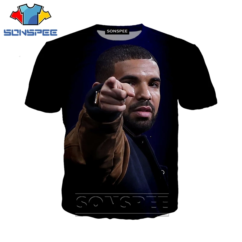 Аниме 3d печать футболка мужская хип-хоп Drake Женская модная футболка сексуальные Детские футболки с забавным принтом Забавные Рубашки homme футболка A245
