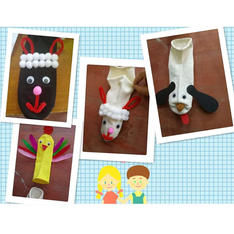 6/8/10/12mm Googly Eyes Self-adhesive DIY Scrapbooking Accessories for Teddy Bear Stuffed Toy Dolls Parts