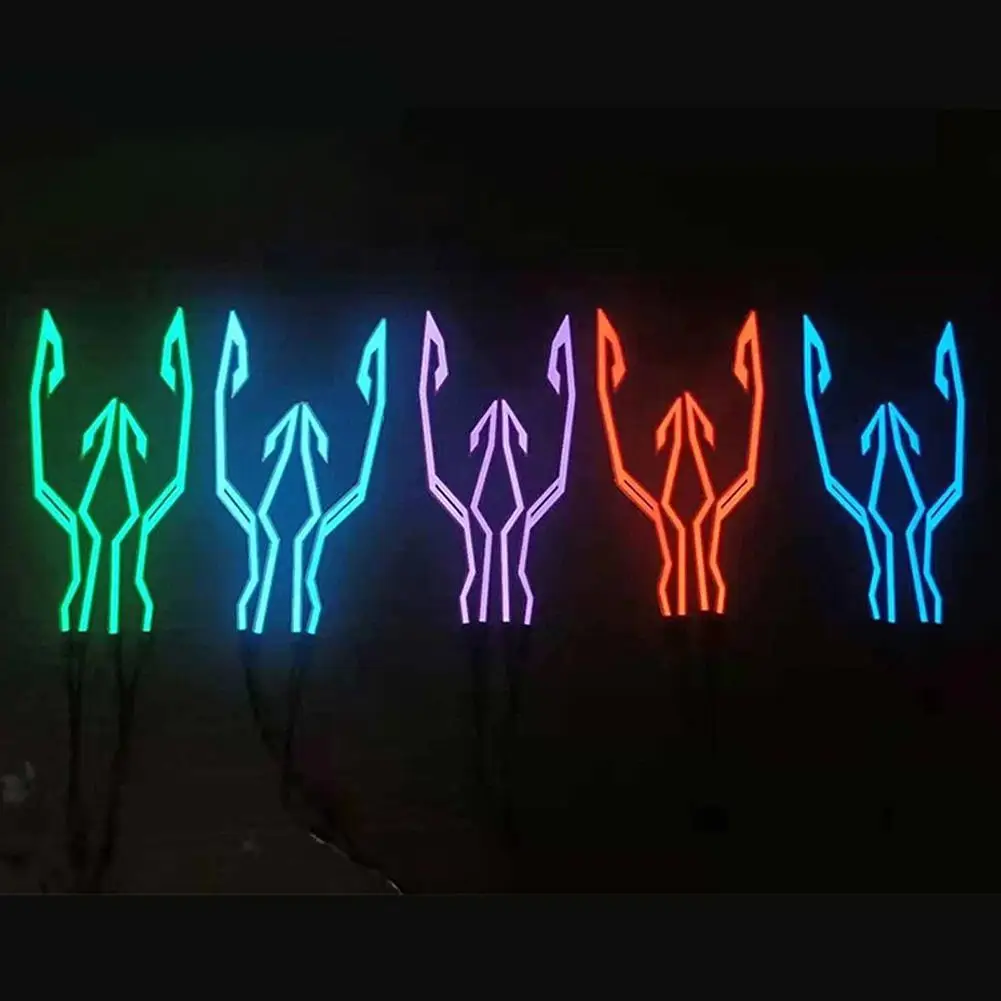 4 в 1 светодиодсветодиодный лента для мотоциклетного велосипедного шлема |