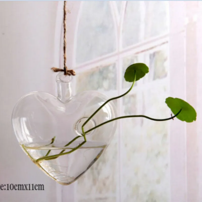 Деревянные стеклянные настольное растение бонсай вазы для цветов с деревянным