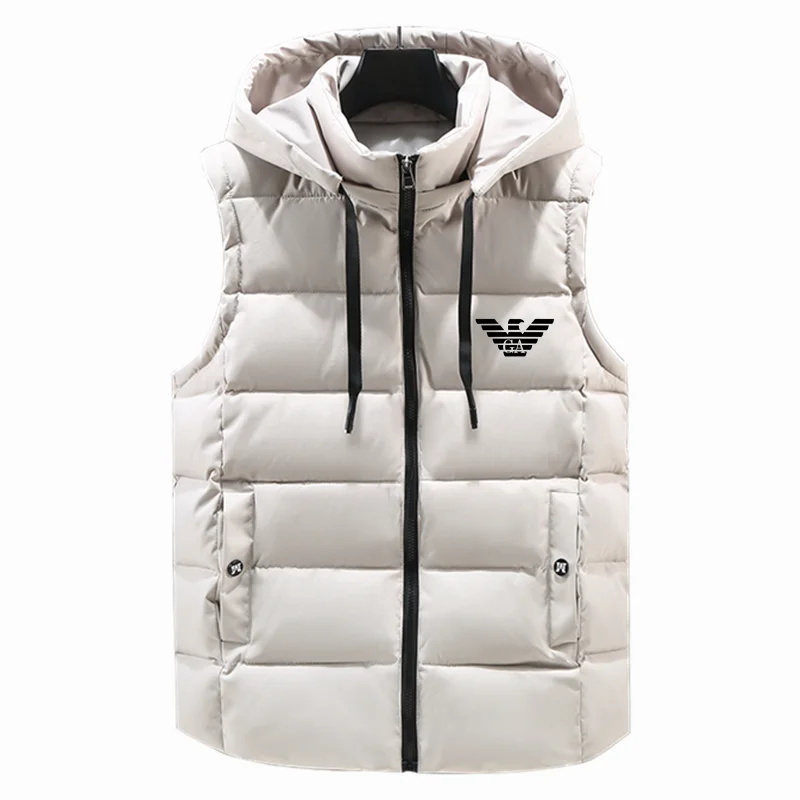 

2021 new autumn winter vest casual sports down jacket men and women's same loose fashion trend sleeveless thermal underwear