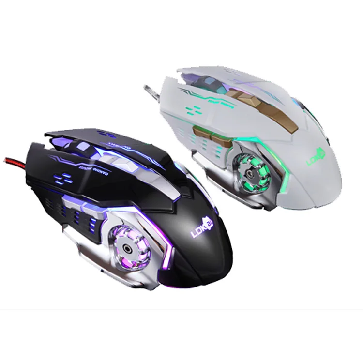 Профессиональная Проводная игровая мышь 6 кнопок 3200 dpi светодиодный оптический USB