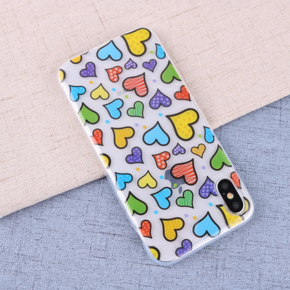 Мягкий ТПУ защитный чехол с принтом кактуса ударопрочный из для сотового