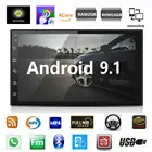 Автомобильный стерео-проигрыватель 7022C + Android 9,1, 7-дюймовый, 2 Din, FM, GPS-навигация, радио, Wi-Fi, аудиоплеер, вход Aux, автомобильный mp5-проигрыватель, SD, USB