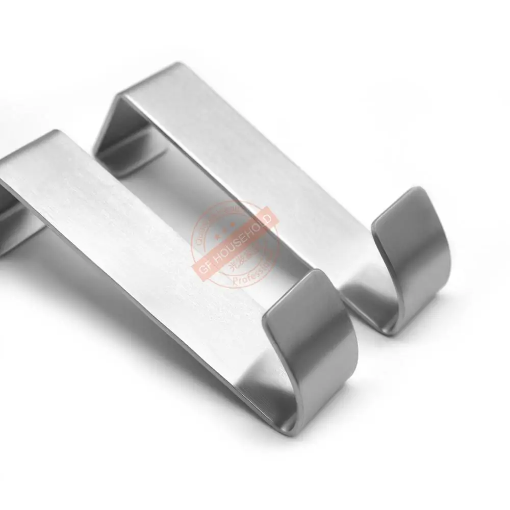 4 шт над дверью Реверсивные Z крючки вешалка из нержавеющей стали органайзер для