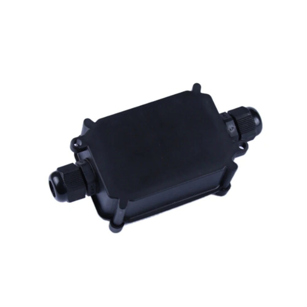 Водонепроницаемый черный пластиковый соединитель для кабеля IP66 электрическая