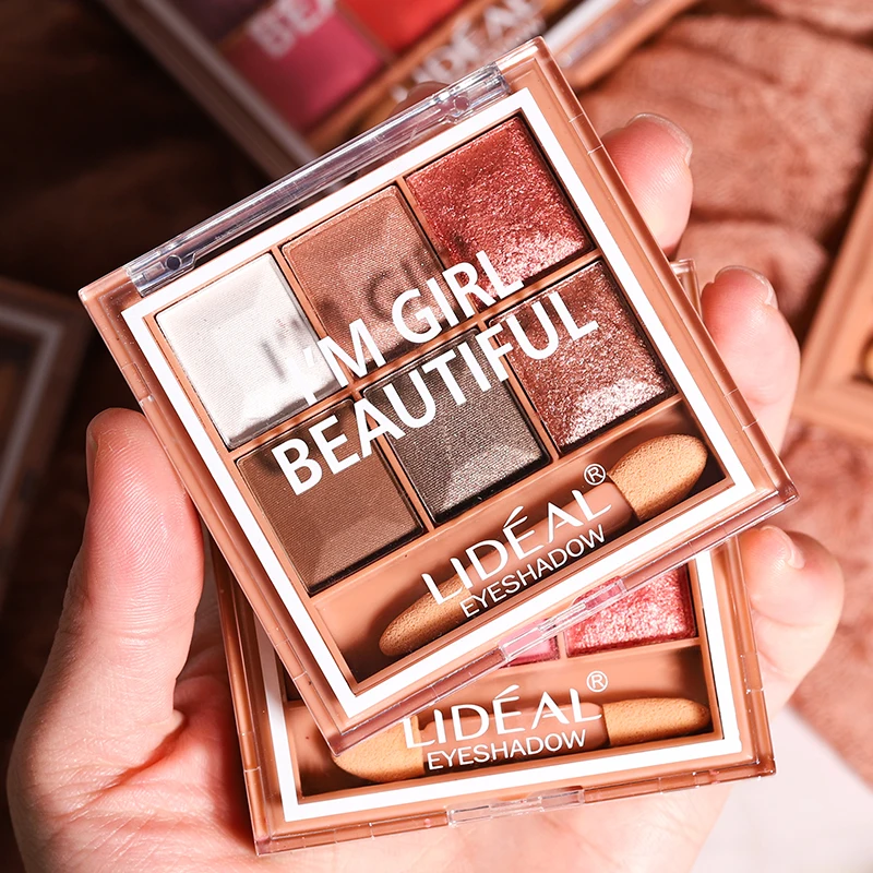 Красивые глазурованные неоновые тени для век Палитра красочных