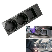 carbon fiber center console cup coin holder storing box for bmw e46 3 series car accessories high quality cup holder coin box