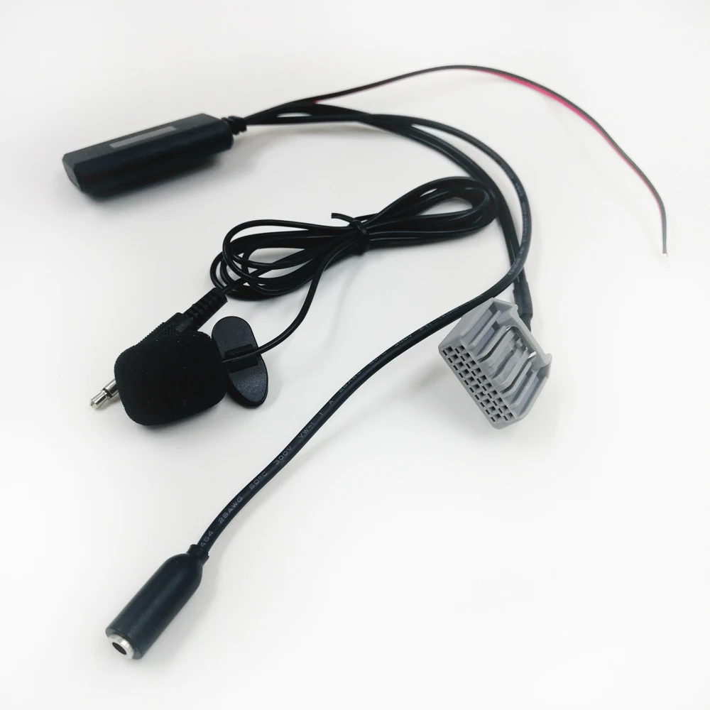 

Biurlink 150 см Bluetooth 5,0 Aux кабель микрофон микрофон адаптер для Honda Civic CRV Accord беспроводной Bluetooth музыкальный вход AUX