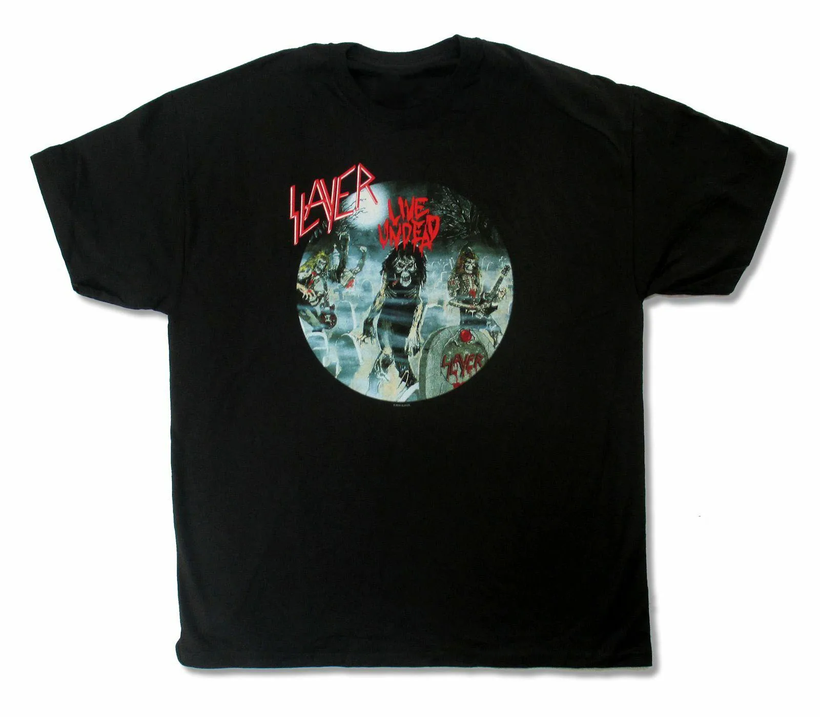 Slayer Live Undead/черная футболка новая группа товар альбом художественная летняя с