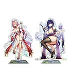 яэ мико геншин Genshin Impact JAV акриловая модель на подставке Plate Yae Miko Raiden Shogun Sexy Jav Style подставка для стола