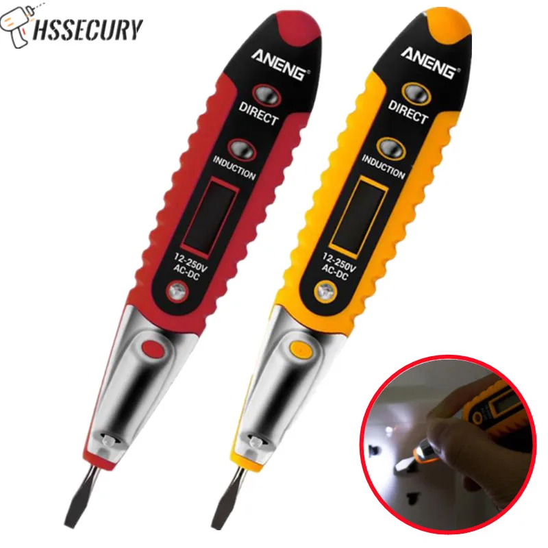 

Test Pencil Multifunction AC/DC LCD Digital Display Voltage Test Pen LED Light Voltage Detector Tester Electric Screwdriver Pen