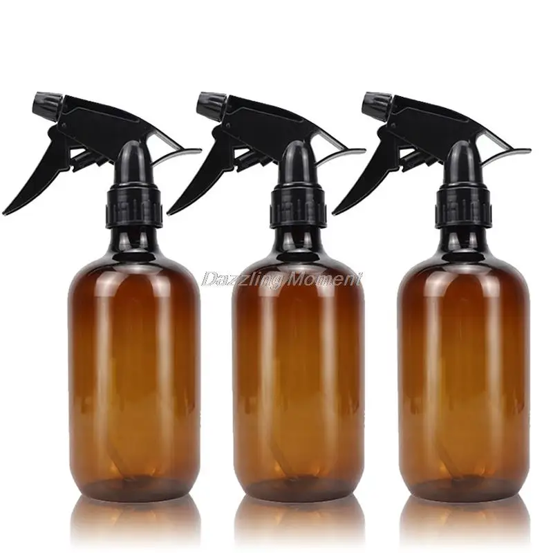 

300ml/500ml Amber Light-proof Spray Bottle Essential Oil Atomiser Mist Sprayer Container 1 Pc
