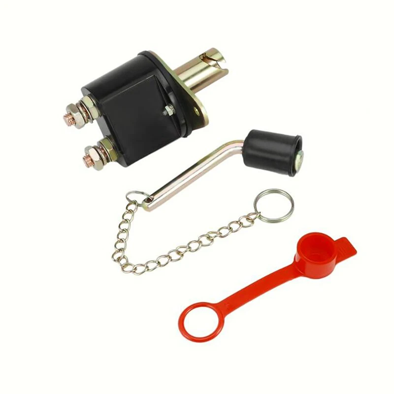 

Red Key Cut Off Battery Main Kill Switch Vehicle Car Modified Isolator Disconnector Car Power Switch For Auto Truck Boat