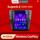 Junsun для Tesla Style Android Auto 4G беспроводной Carplay DSP автомобильный радио мультимедийный плеер для Skoda Superb 2 2009-2013 no 2din