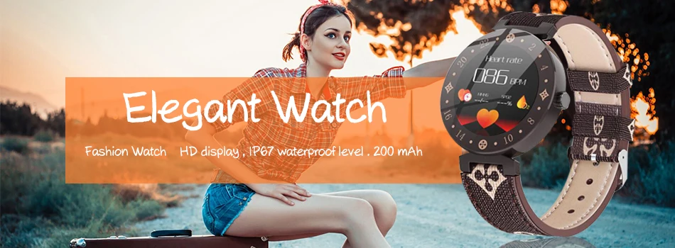 Wearpai GT103 Смарт-часы водонепроницаемые пульсометр кровяное давление фитнес-трекер монитор сна сенсорный смарт-браслет