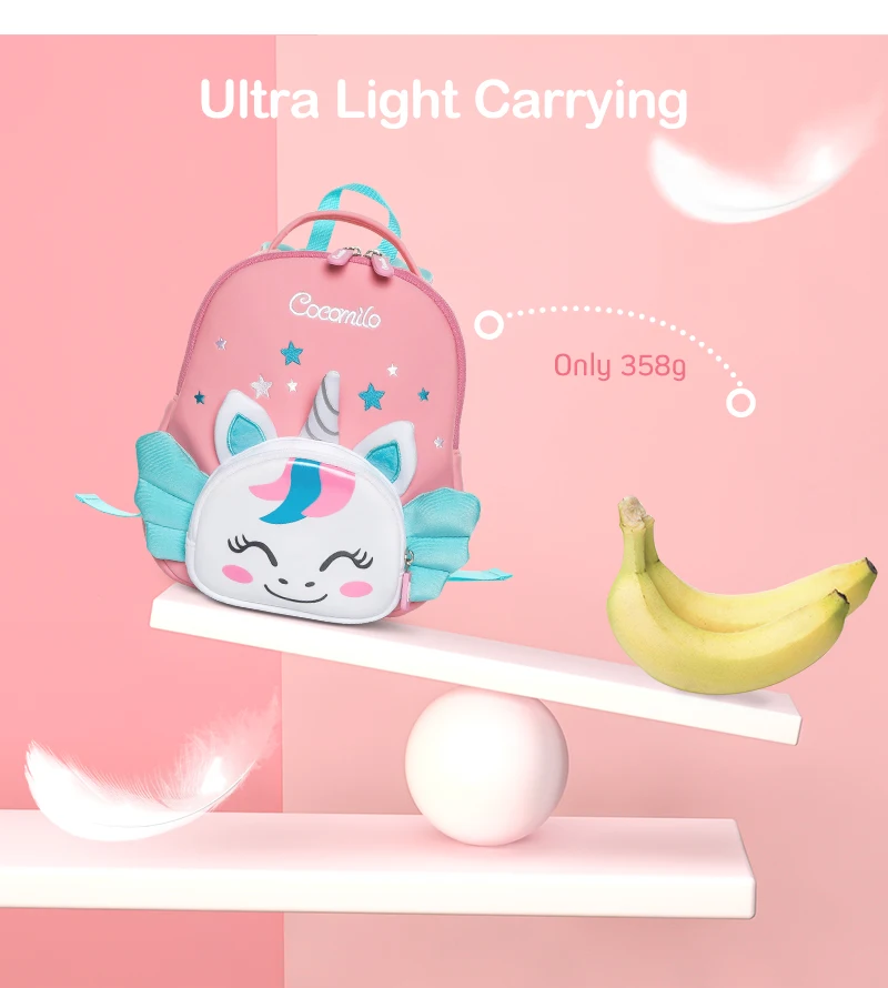 Cocomilo бренд 3D мультфильм животных детей школьный детский сад рюкзаки дизайн девочек мальчиков Дети неопрен школьные сумки