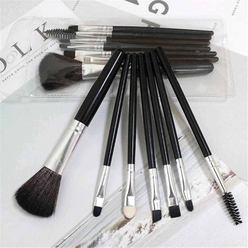 

7Pcs Makeup Brushes black Set Professional Cosmetic Powder Eye Shadow Foundation Blush Lip Eyebrow Make Up Brush Beauty Tool