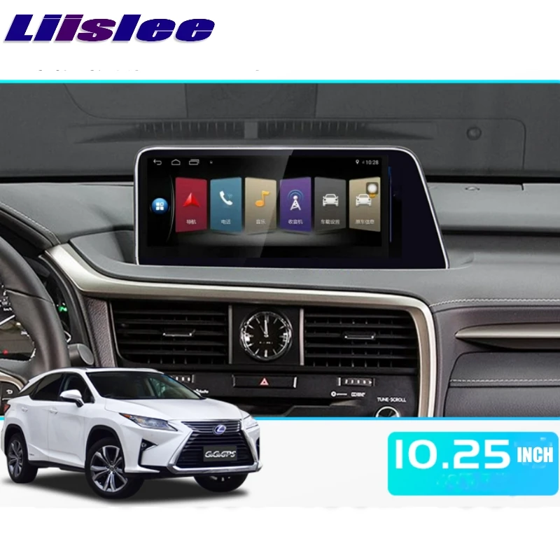 Автомобильный мультимедийный плеер Liislee для Lexus RX AL20 200T 300 300L 400h 450h 2015 ~ 2018 стерео