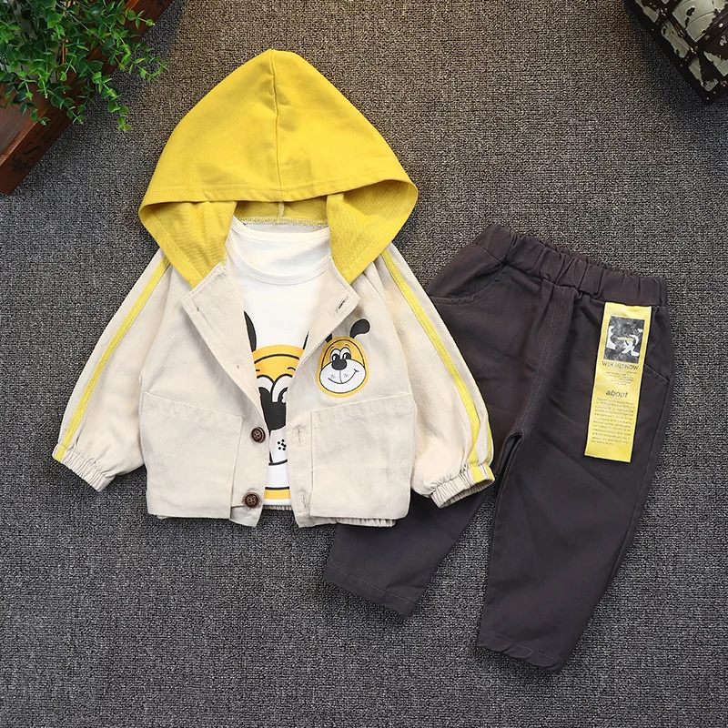 Осенняя одежда для маленьких мальчиков и девочек модный Детский кардиган в