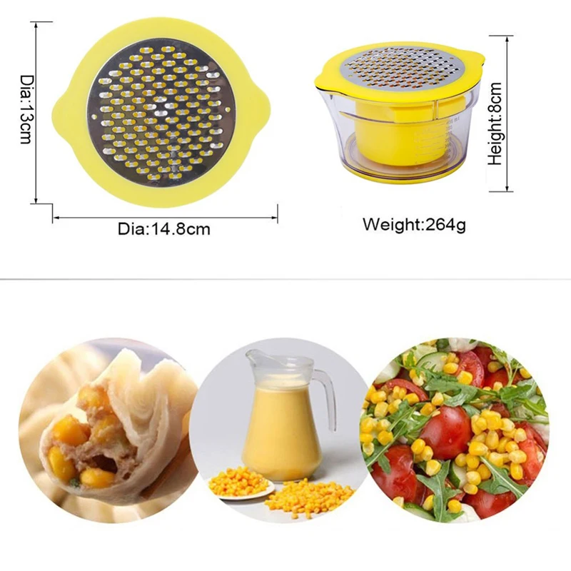 Ручная молотилка кукурузных зерен овощерезка для зачистки овощей имбиря чеснока