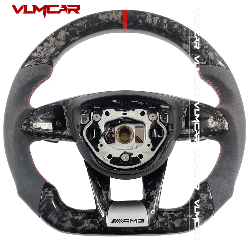 

Custom Carbon Fiber Steering Wheel For Benz 2015-2018 E43 CLS63 AMG GT C43 C63S E63S Custom Carbon Fiber Steering Wheel For Ben