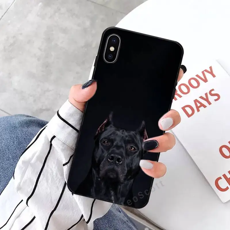 

Doberman Dog Phone Case for iPhone 11 12 mini pro XS MAX 8 7 6 6S Plus X 5S SE 2020 XR