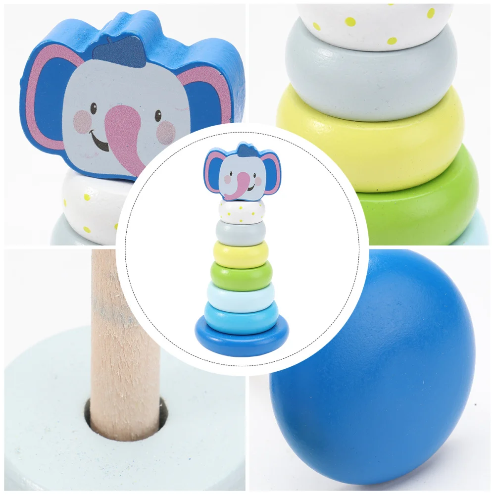

1 Set Block Column Stacking Game Educational Building Block
