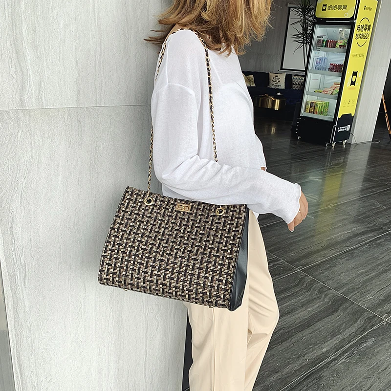 Новинка 2019 женские сумки с цепочкой дизайнерские от известного бренда большой