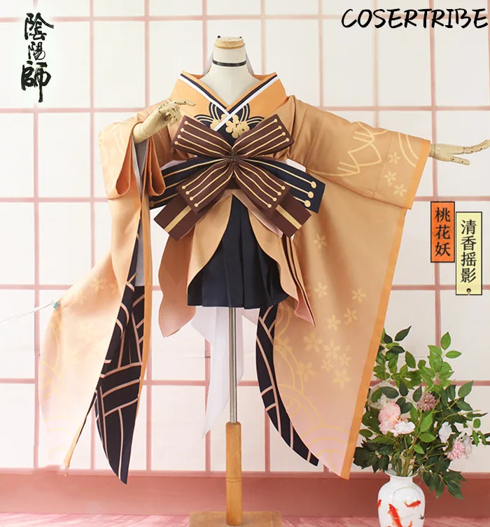 [Настроить] Игра Onmyoji SR Momo великолепные Тао хуаяо новая кожа косплей костюм для женщин Хэллоуин Карнавал Новинка - Цвет: Tao Huayao