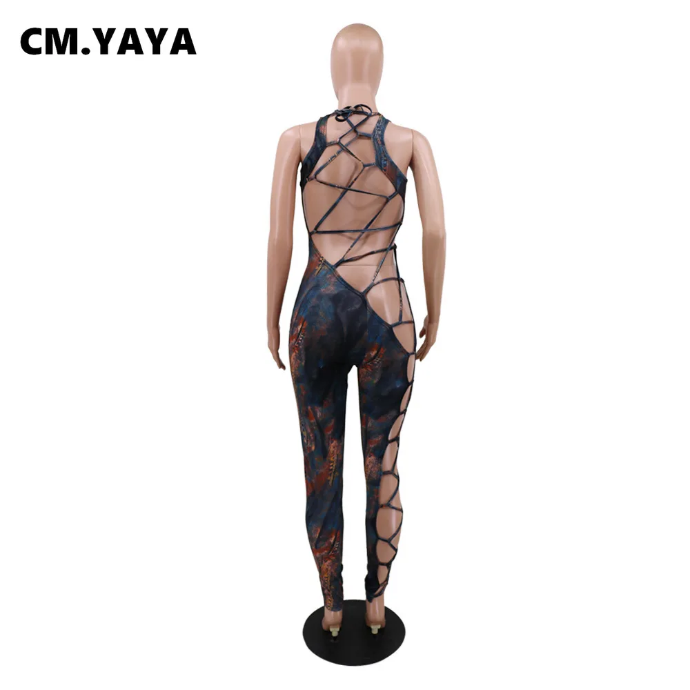 См. YAYA/осень уличная облегающее платье без рукавов с принтом комбинезон для