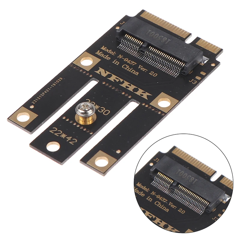 

Адаптер M.2 NGFF/mini pci-e (pcie + usb) для беспроводной карты m.2 wifi bluetooth