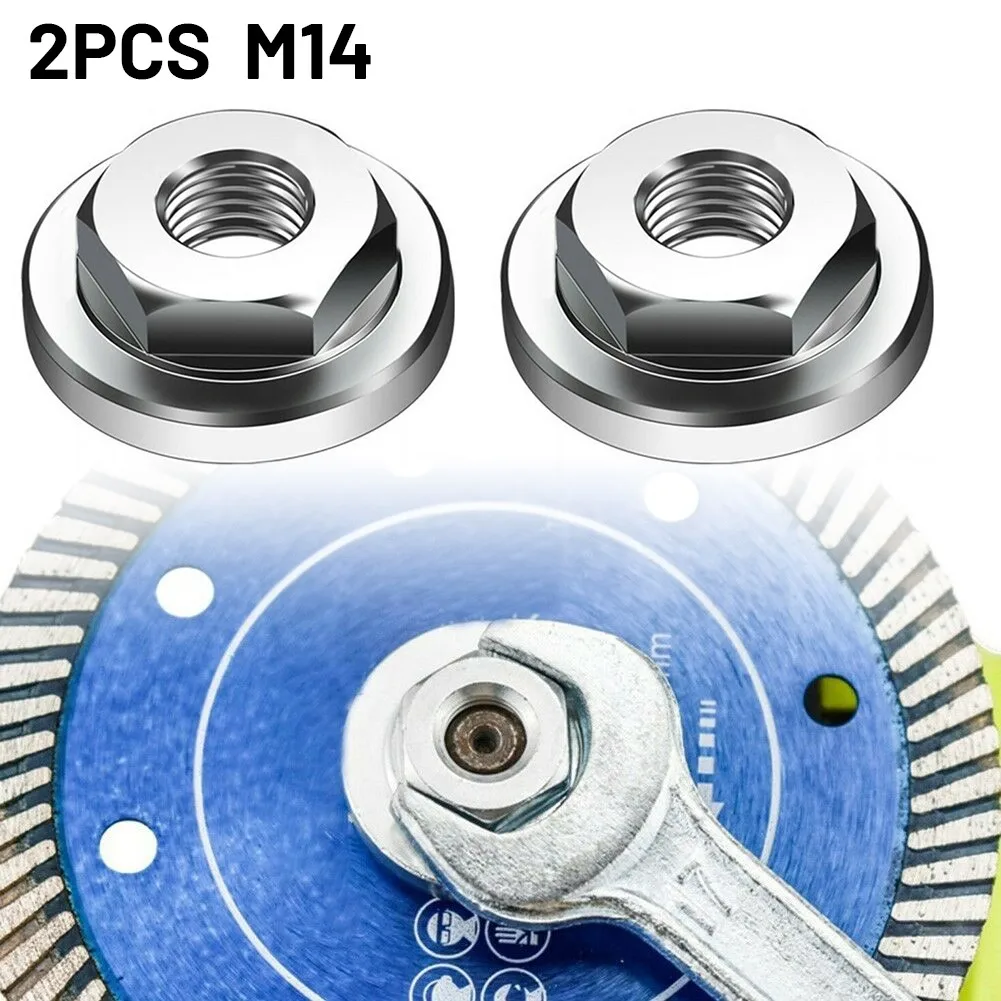 

2Pcs M14 Thread Flange Nut Set Tools Replacement Angle Grinder Flange Nut Set Tools For Power Tool