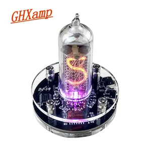 GHXAMP IN-14 светящиеся часы с одной трубкой Nixie tube Audio, домашние аксессуары Diy USB 5 В