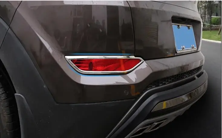 Хромированный задний бампер для багажника отражатель противотуманные фары