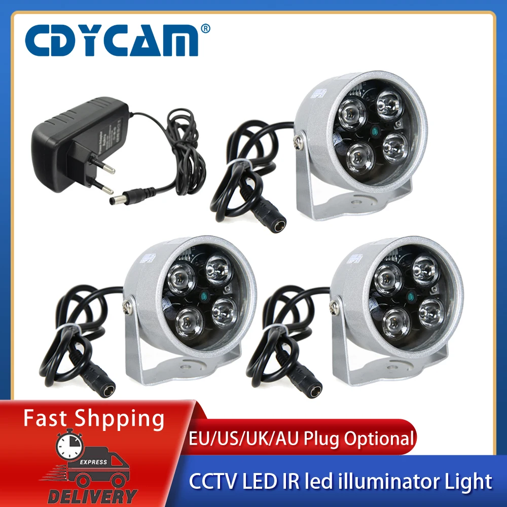 CDYCAM 4 массива IR светодиодная подсветка CCTV led S инфракрасное водонепроницаемое