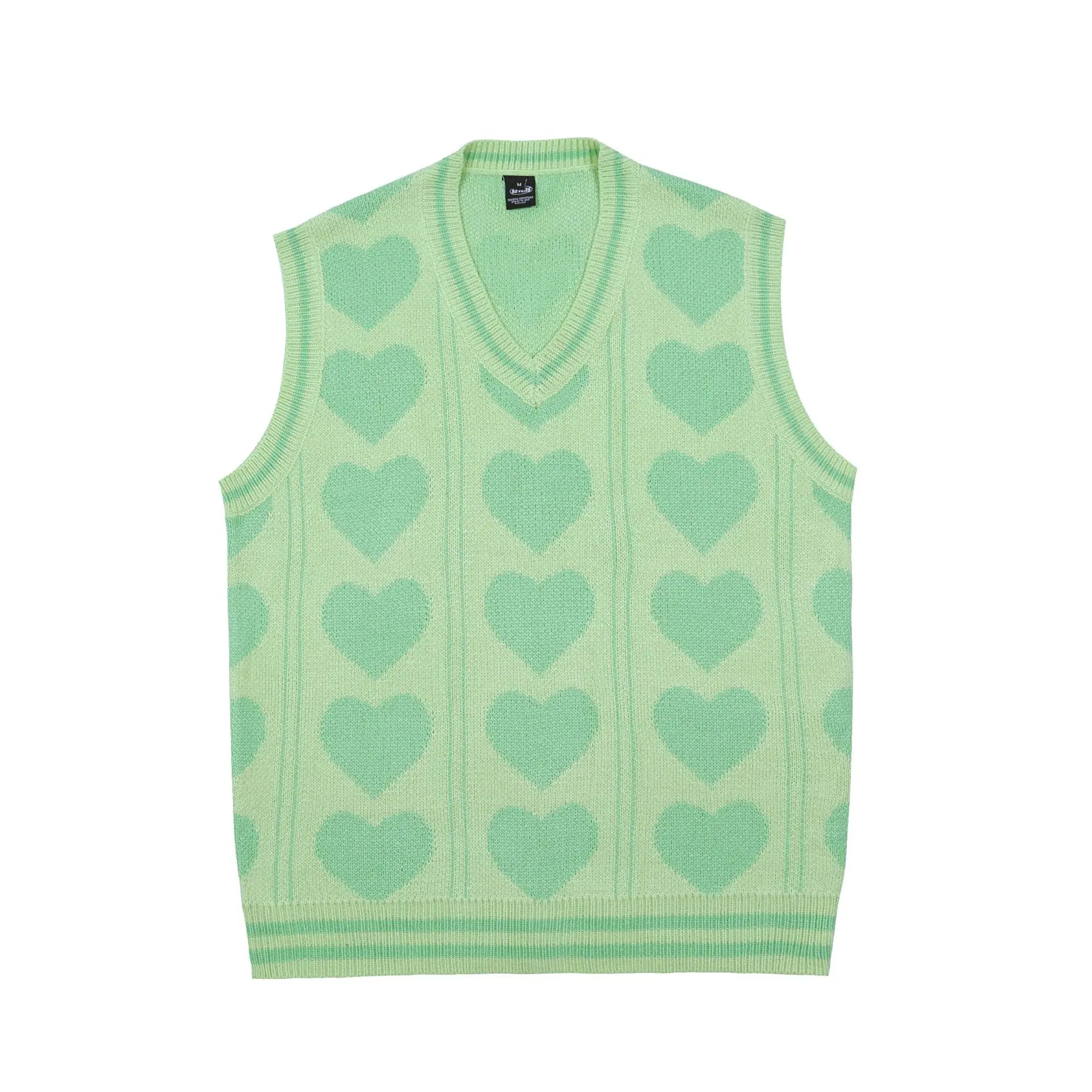 

Осень-зима 2021 Забавный вязаный жилет с любовью новинка мужской многослойный наружный свитер мужской жилет без рукавов ins tide