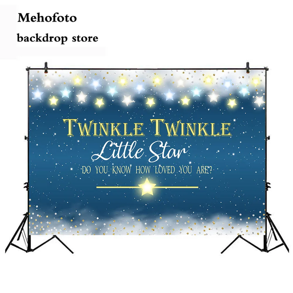 Neoback Мерцающая маленькая звезда фон для фотосъемки Новорожденный ребенок душ