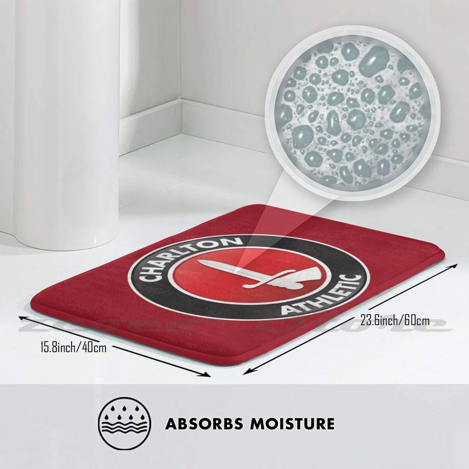 Мягкий домашний коврик для занятий спортом шарльтон нескользящий поглощения