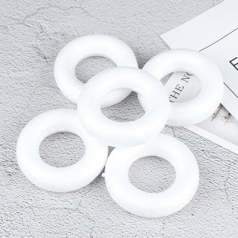 5 шт./лот Рождественский вспененный пенополистирол пены кольцо полукольцо для