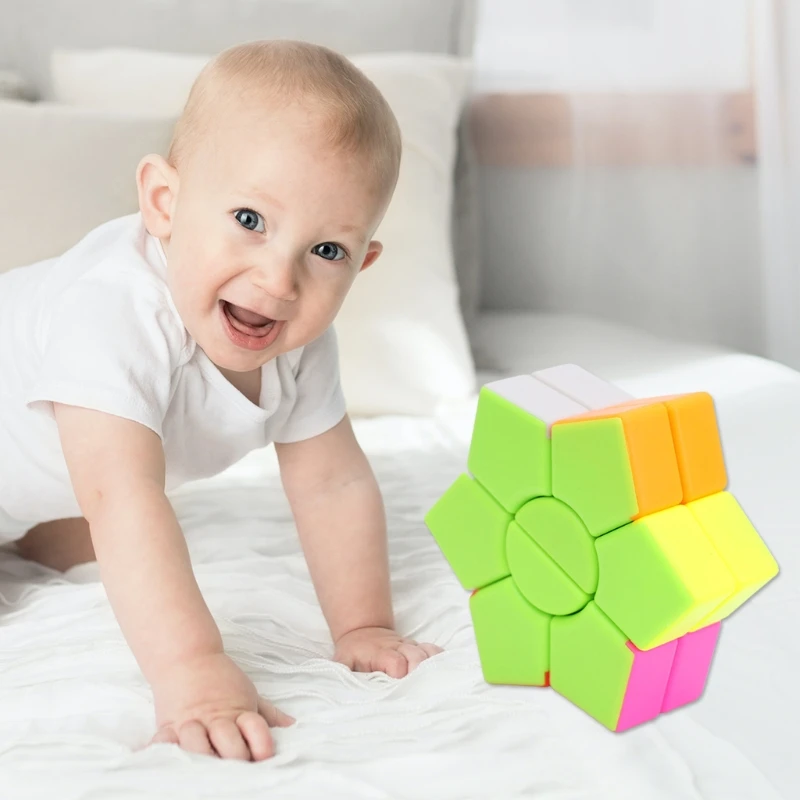 G8DE шестигранный магический куб из пластика форма звезды кубик-головоломка