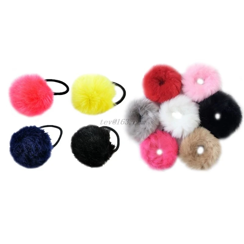 Женская милая веревка для волос карамельного цвета эластичная пушистая