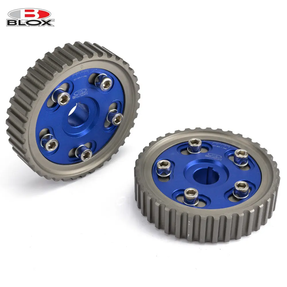 Blox 2 шт. регулируемый Cam шестерни шкив для Honda SOHC D15/D16 D SERIES двигатель 88 97 впуска и