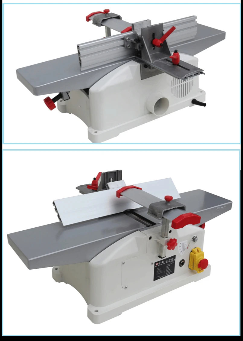 

Multifunction Electric 6 Bench Top industrial 1280W wood thickness planer Jointer/Planer Combo woodworking machine