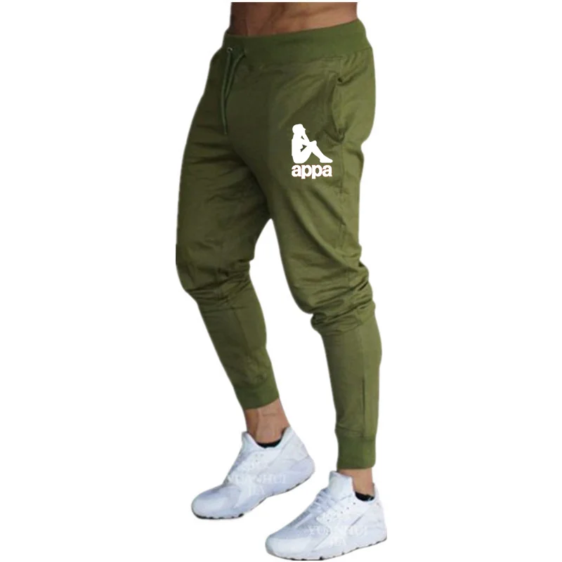 

Summer and autumn men's fashion leisure fitness outdoor trousers sports tether pure cotton s-xxl