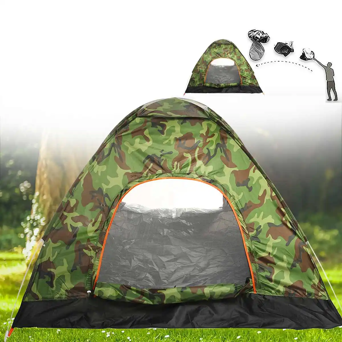 

SGODDE Automatic Instant Tent Waterproof UV Protection Anti-Mosquito Lightweight Portable Camping Tent For Outdoor Hiking