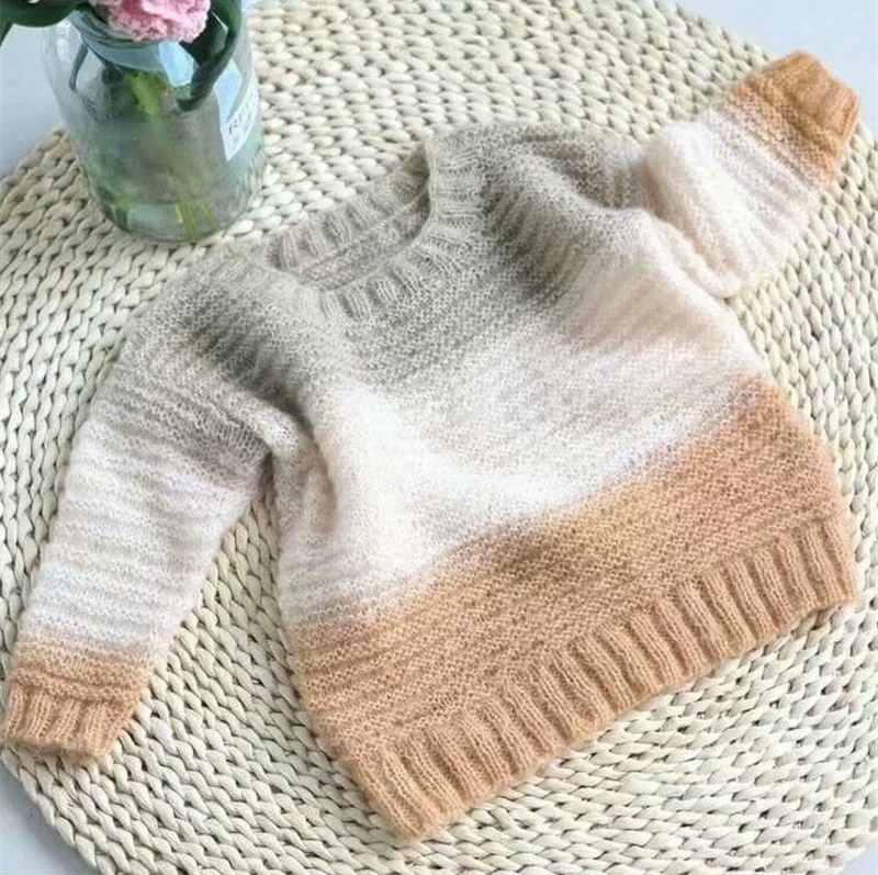 

1pc 25g Mohair Yarn Crochet Skin-Friendly Baby Wool Thread for Knitting Sweater Shawl Thread