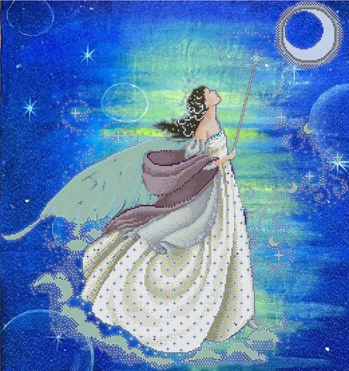

Набор для вышивки Md Fairy, высококачественные бусины для рукоделия, бусины с частичными кристаллами, вышивка крестиком, хобби и рукоделие, бус...