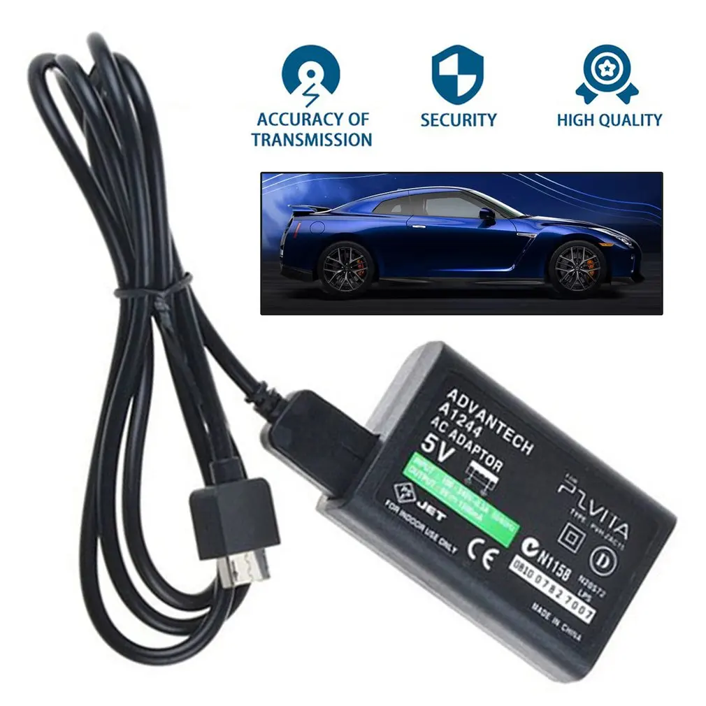 

Stable Power Charger Reliable Performance Power Adapter For Sony for PS Vita AC Supply Convert Charger USB Data Cable US Plug